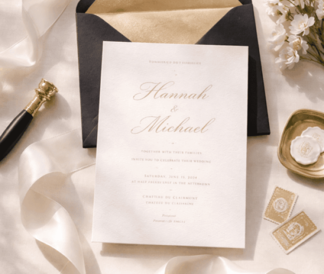 custom wedding invitations Rockland County NY